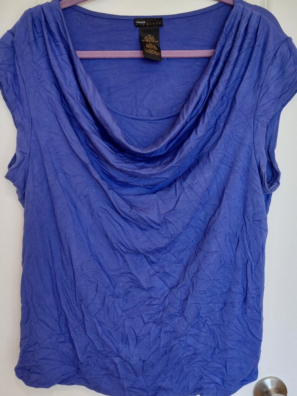 Purple Slouchy Blouse